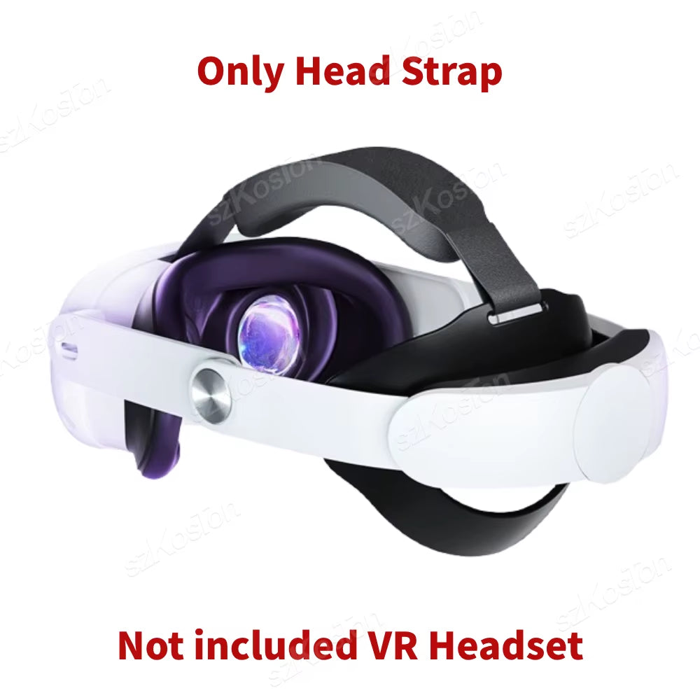 Comfort Head Strap for Meta Quest 3S and Quest 3 VR Headset Reduce Pressure Adjustable Elite Strap for Meta Quest3 Accessories